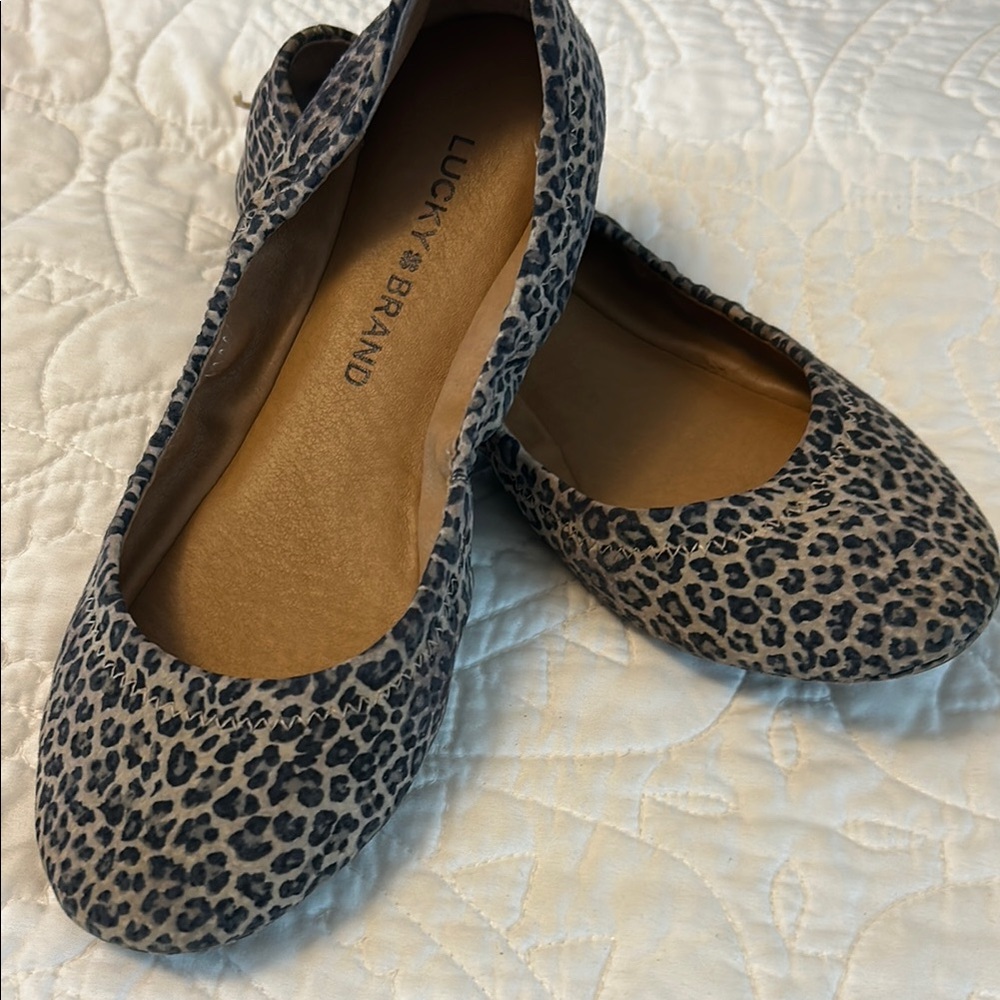 Lucky Brand Leopard Print Women's Flats